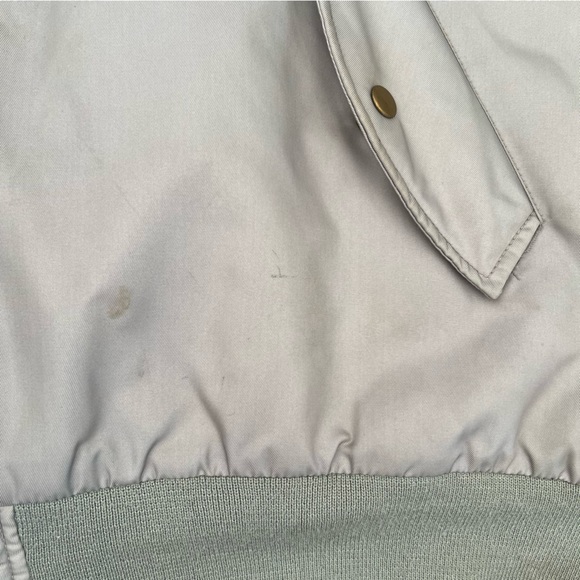 Vintage jep’s Flight Equipment gray XXL Nylon bomber Jacket - Picture 5 of 10